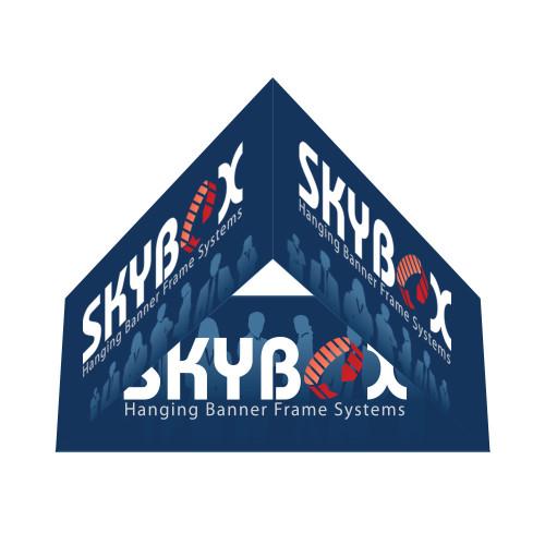 Skybox Triangle Hanging Banner, 10 ft to 15 ft