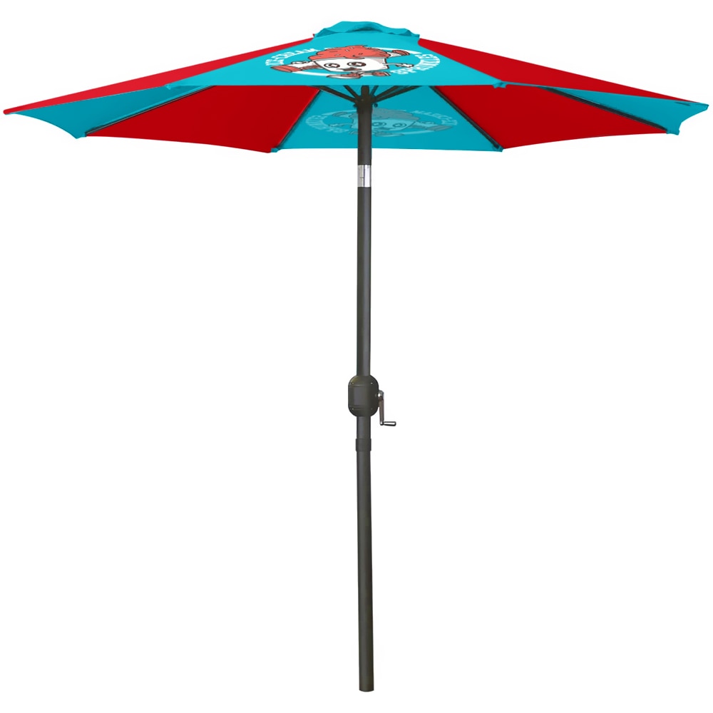 9 ft Patio Umbrella with Printed Canopy