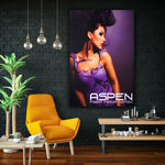 Aspen 40 Wall-Mounted SEG Fabric Frame, Silver, 5–7 ft Wide, photo 3