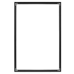 Aspen Slim Wall-Mounted SEG Fabric Frame, Black, 5–8 ft Wide, photo 4