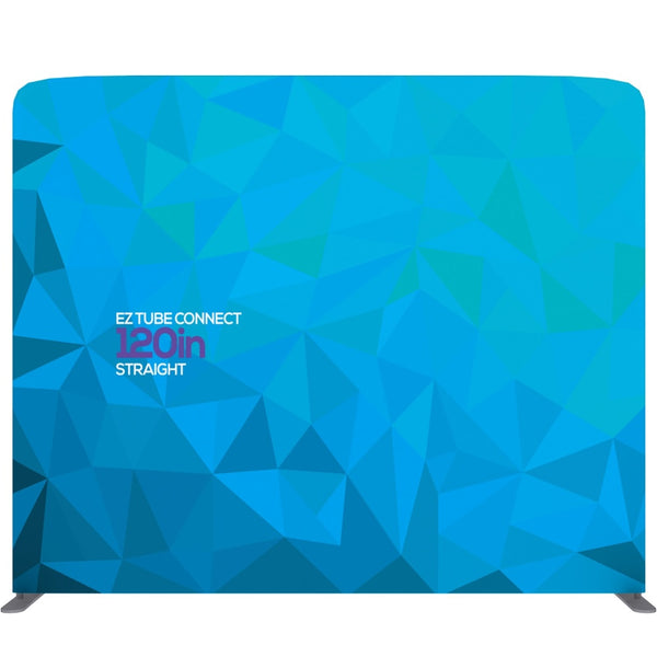 EZ Tube Connect 10 ft Straight Top Fabric Backwall