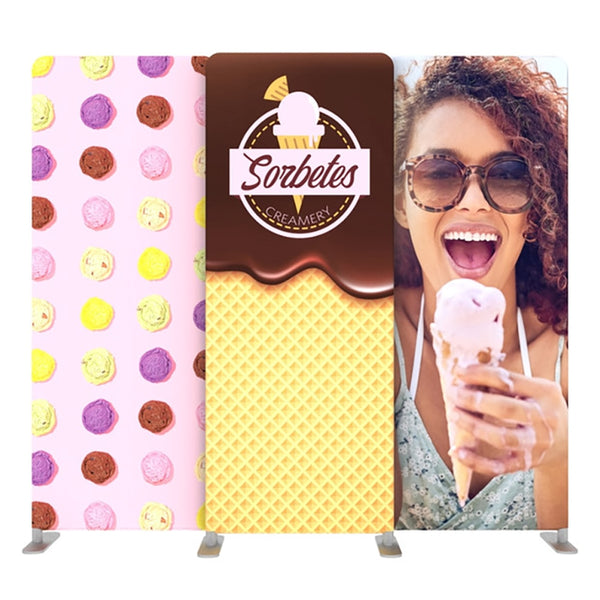 EZ Tube Connect Backlit 10 ft Booth Kit A