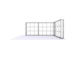 Lumiere Light Wall Booth Kit, Configuration G (3-Frame L-Shape), photo 2