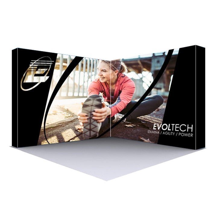 Lumiere Light Wall Booth Kit, Configuration I (2-Frame L-Shape)