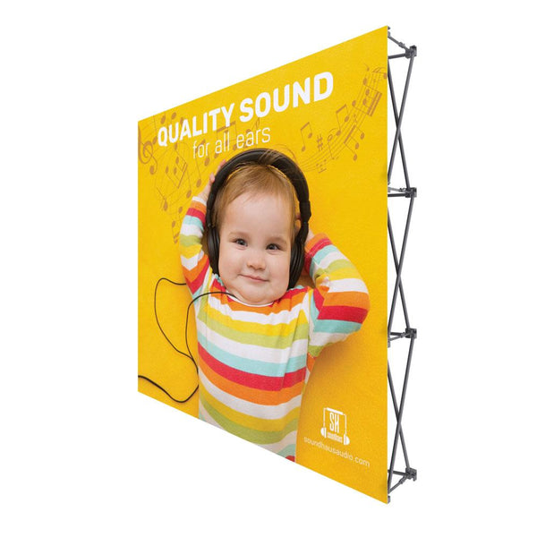 One Choice Fabric Pop-Up Display