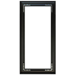 Aspen 40 Wall-Mounted SEG Fabric Frame, Black, 2–4 ft Wide, photo 4