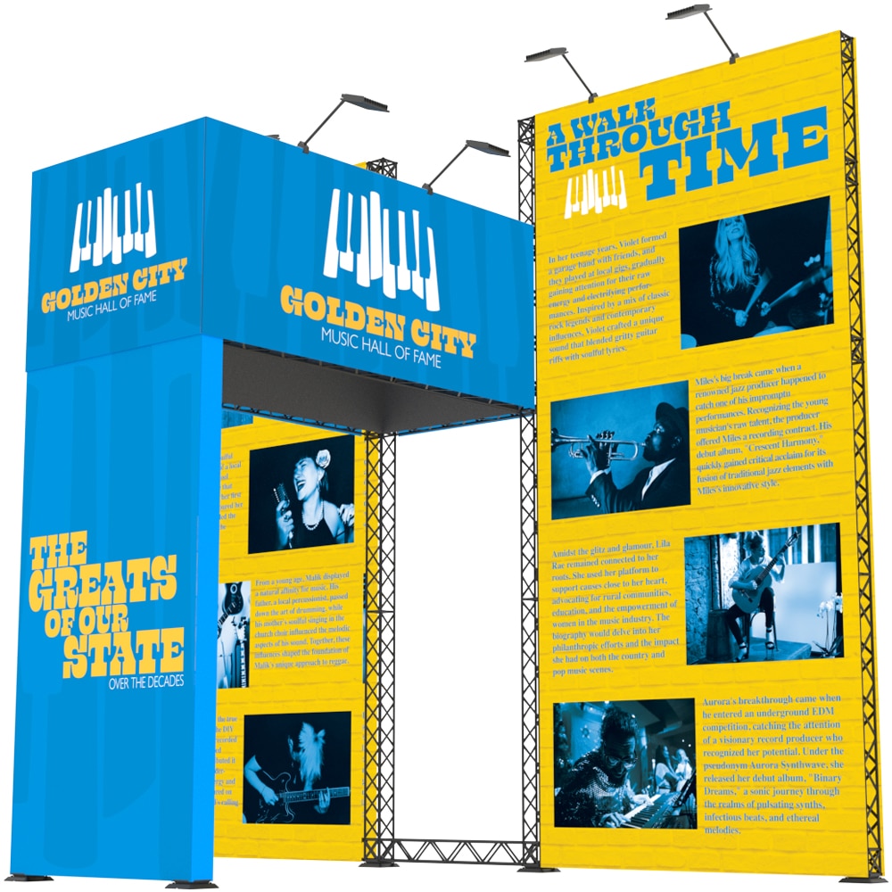 Origami SEG Truss 10' x 20' Inline Booth Kit A