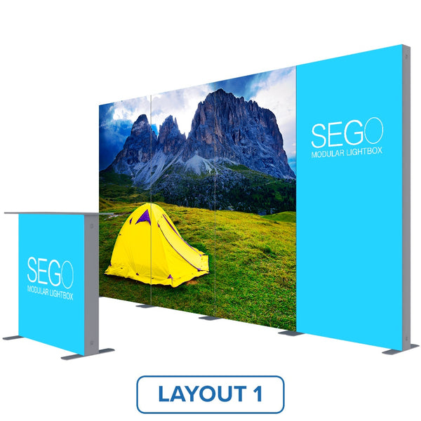 SEGO Backlit Booth Configuration K