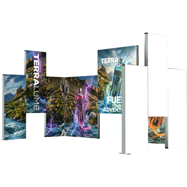 Showbird 120 Lightbox Booth Kit, 20' x 10' Configuration F