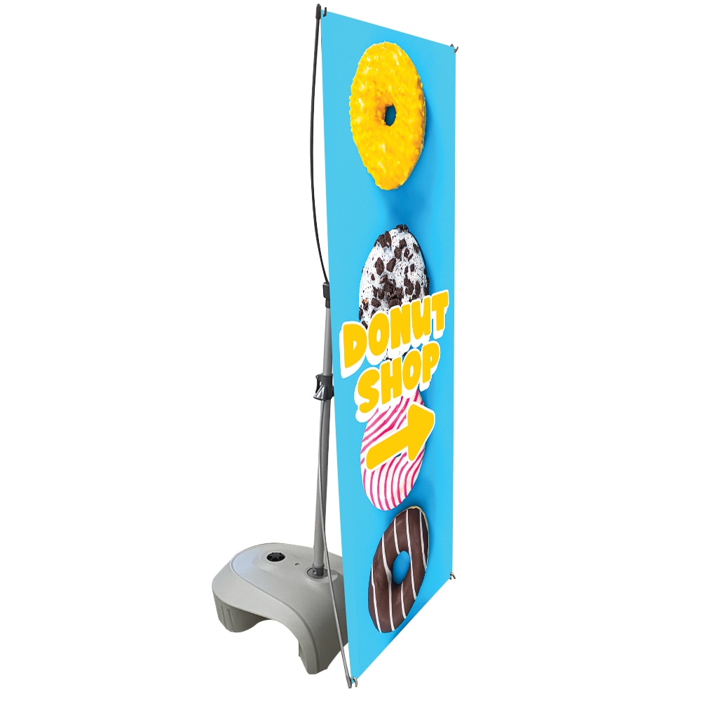 Zeppy Outdoor Banner Stand