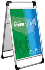 Ace-2 Aluminum A-Frame Sign Holder, photo 1