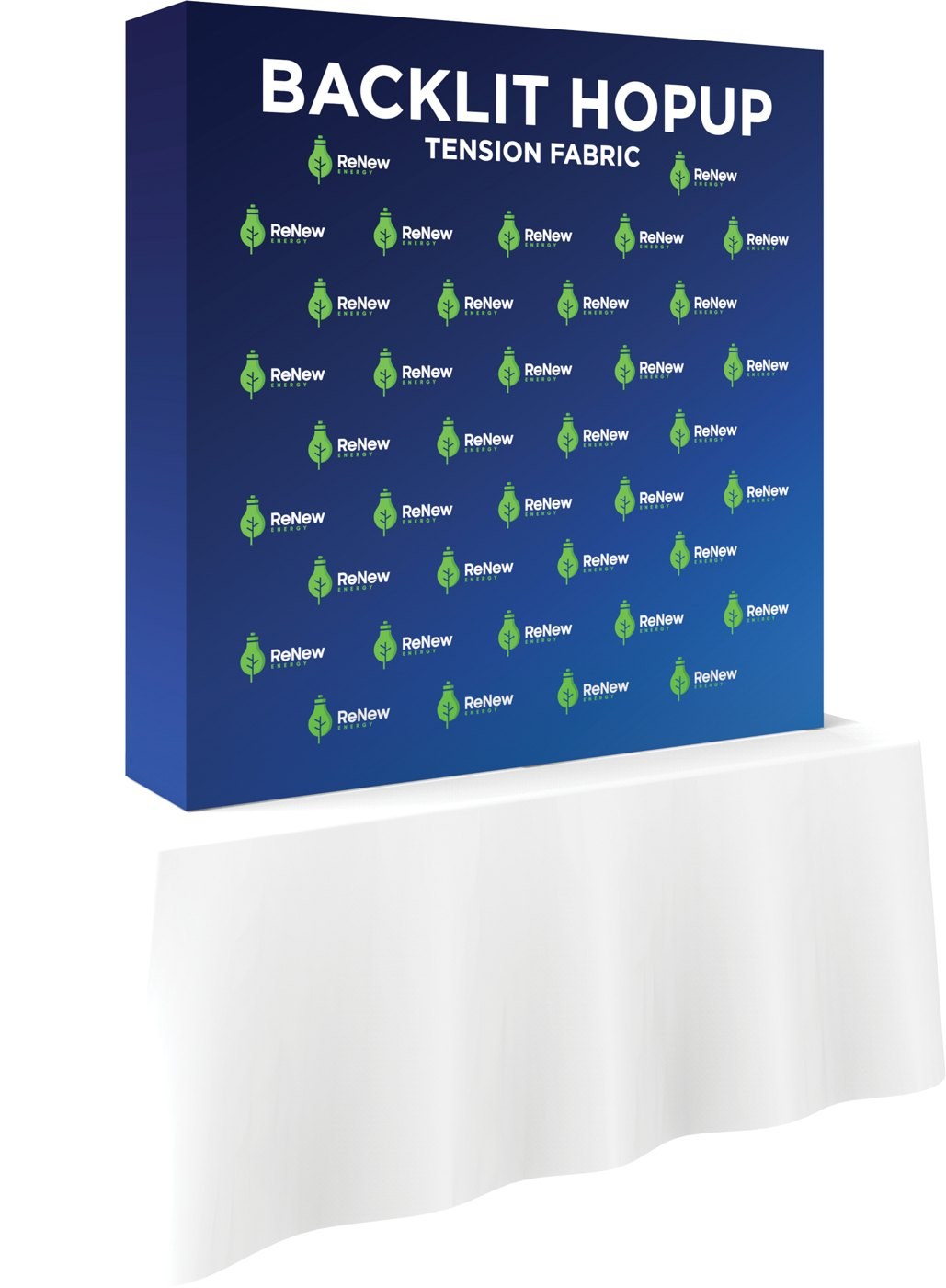 Backlit Hopup Fabric Light Box Display