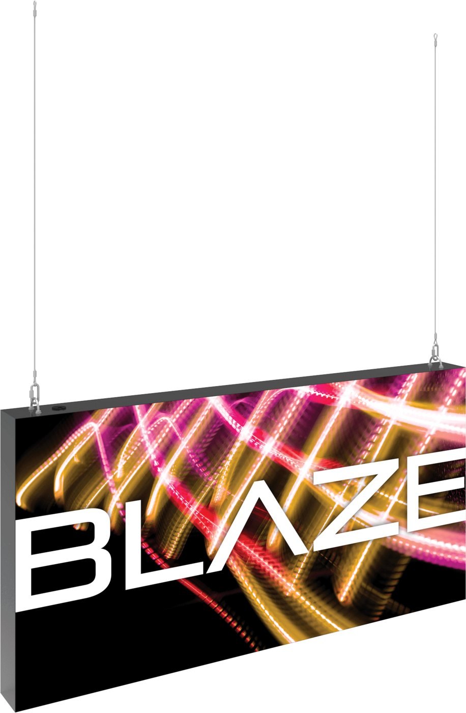 Blaze Hanging SEG Fabric Light Box