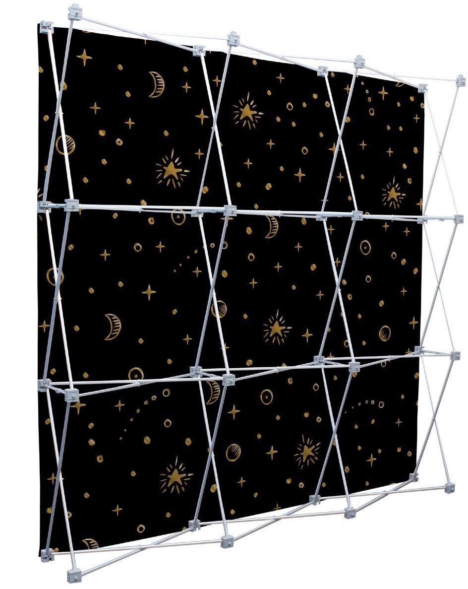 Deluxe GeoMetrix Back Wall Graphic