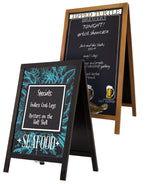 Deluxe Wood Chalkboard A-Frame, photo 1