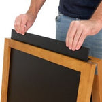 Deluxe Wood Chalkboard A-Frame, photo 4