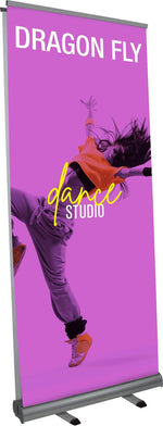 Dragon Fly Double-Sided Retractable Banner Stand, photo 1