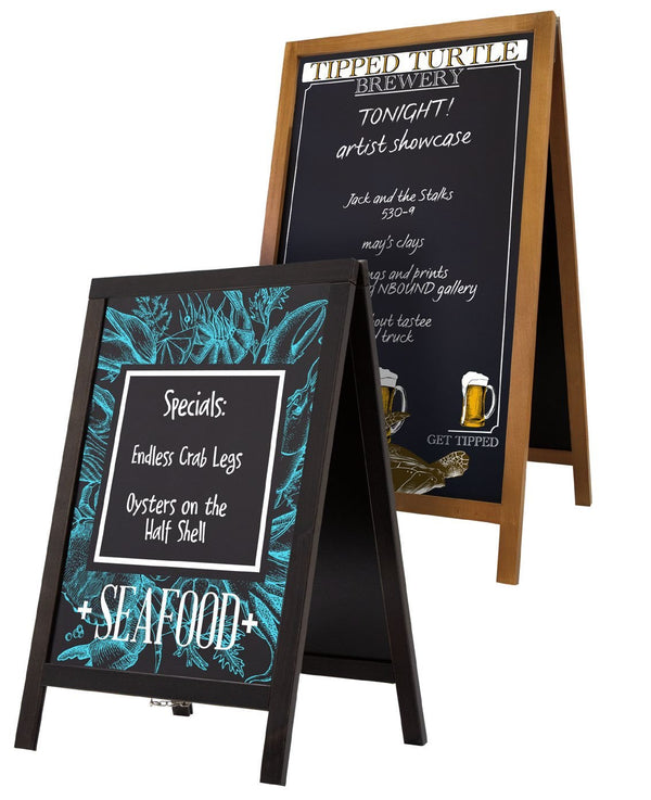 Economy Wood Chalkboard A-Frame