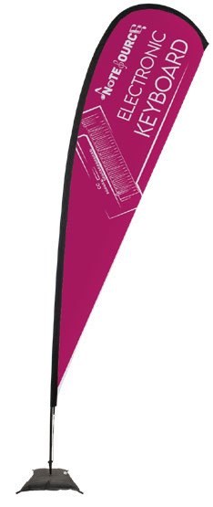 Elite Teardrop Sail Sign