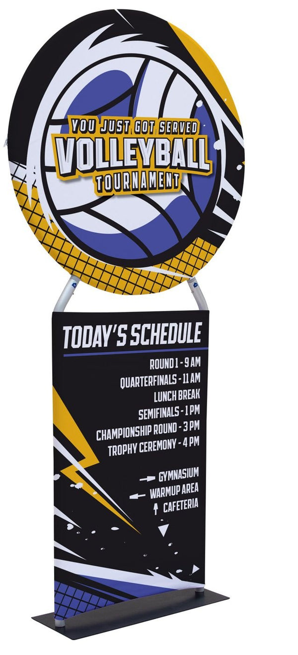 EuroFit Round Banner Display
