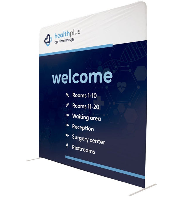 EuroFit Straight Wall Fabric Display