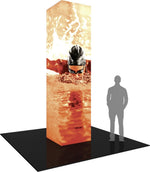 Formulate Backlit Four-Sided Fabric Tower, photo 1
