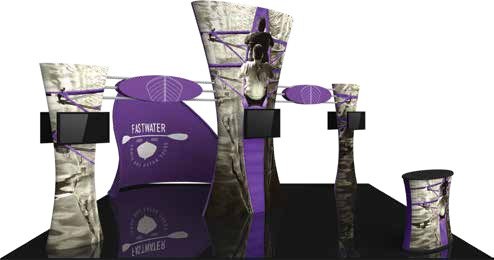 Formulate Fusion 20' x 20' Island Exhibit Kit 06