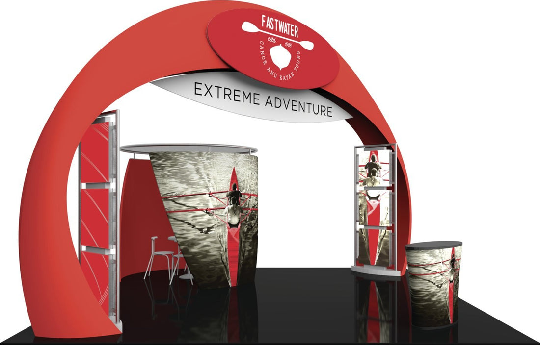 Formulate Fusion 20' x 20' Island Exhibit Kit 08