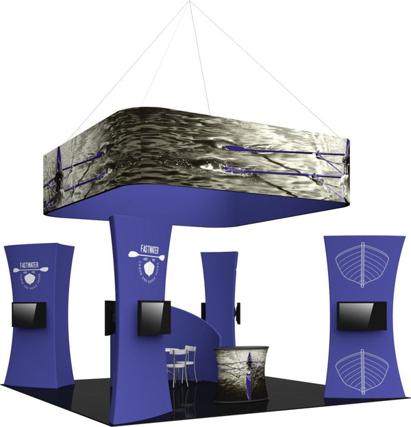 Formulate Fusion 20' x 20' Island Exhibit Kit 10