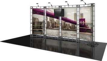 Hercules 15 Orbital Express Truss 10' x 20' Backwall Kit