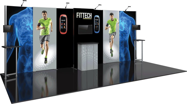 Hybrid Pro Modular 20' Exhibit Kit 09
