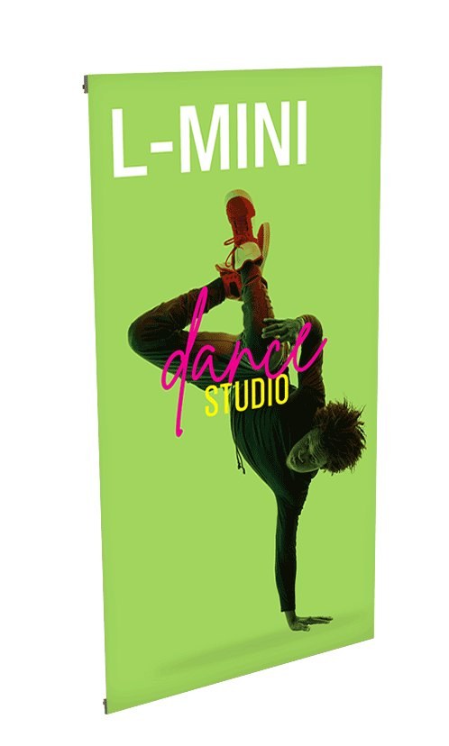 L-Mini Tabletop Tension Banner Stand