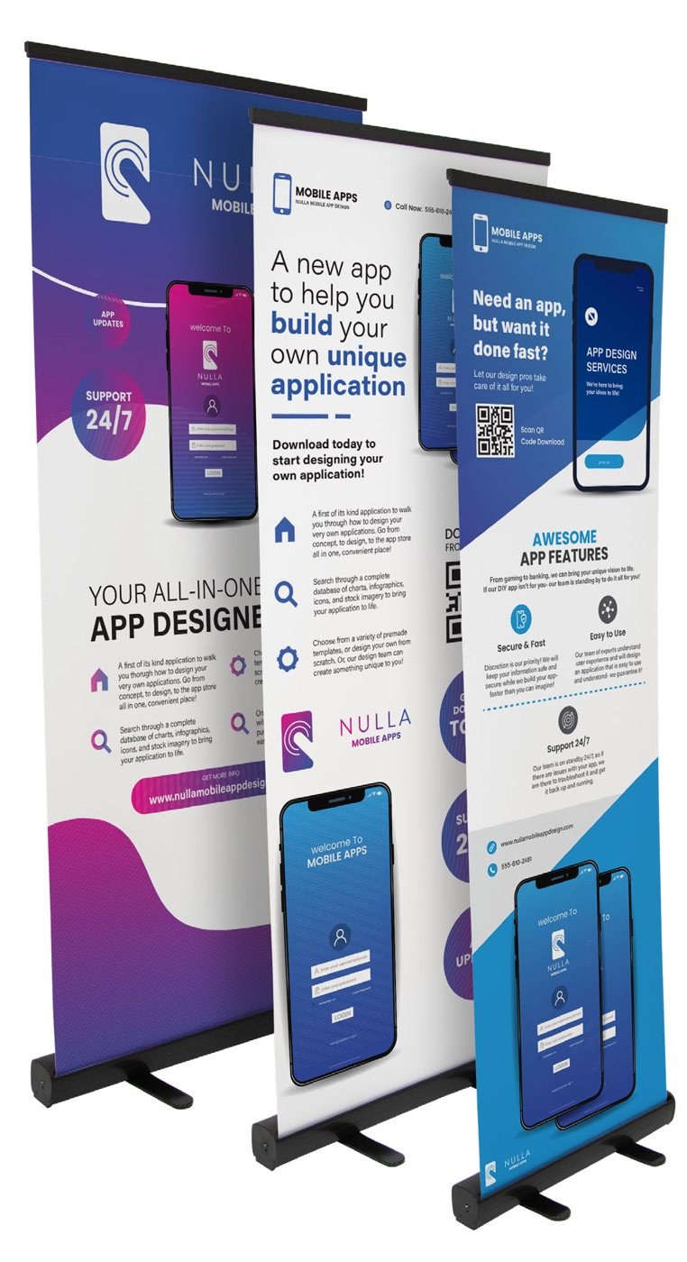 LiteWay Economy Retractable Banner Stand