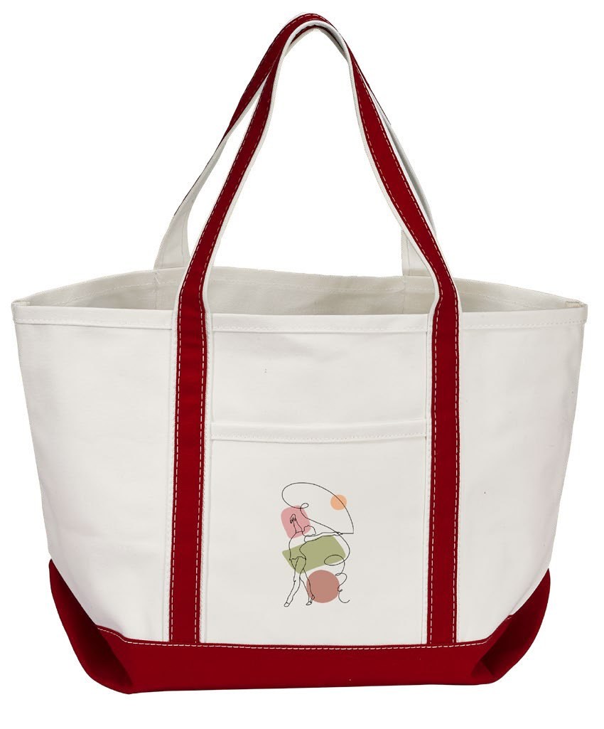 Open Canvas Boat Bag
