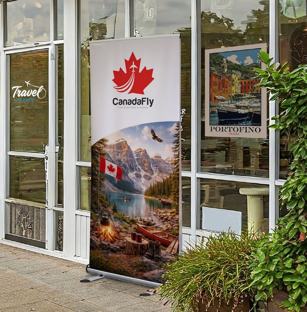 Outdoor Trek Lite Retractable Banner Stand