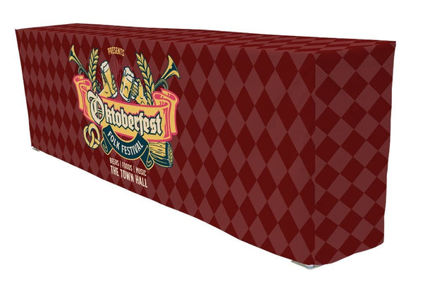 Pop-Up Table with Fitted Throw