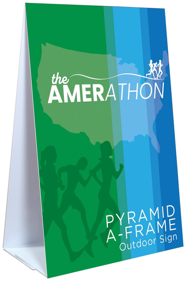 Pyramid A-Frame Sign