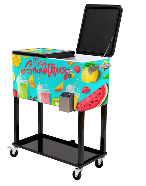 Rolling Cooler Vending Cart