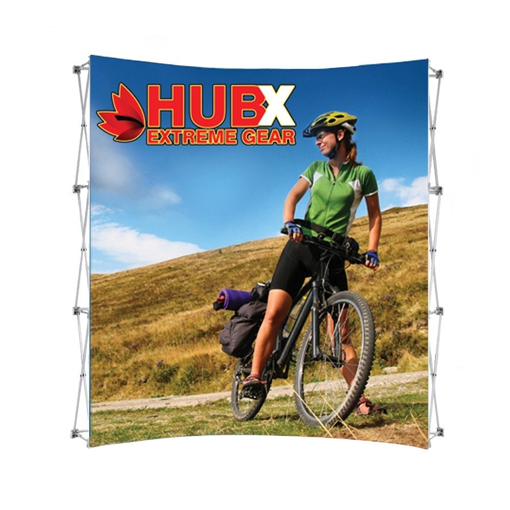 RPL Curved Fabric Pop-Up Display