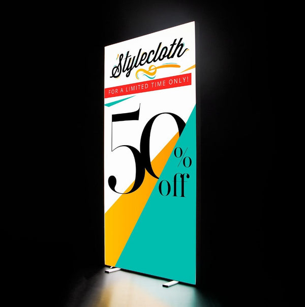 Standard SEG Glo Backlit Fabric Display