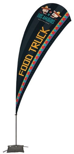 Value Teardrop Sail Sign