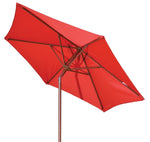 7' Wood Look Tilting Market Umbrella, photo 1