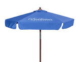 7' Wood Look Tilting Market Umbrella, photo 2