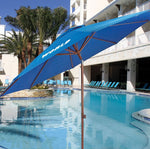 7' Wood Look Tilting Market Umbrella, photo 5