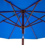 9' Wood Look Tilting Market Umbrella, photo 3