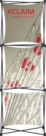 Xclaim 2½' Full Height Fabric Popup Display, Kit 1, photo 2