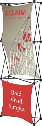 Xclaim 2½' Full Height Fabric Popup Display, Kit 2, photo 3