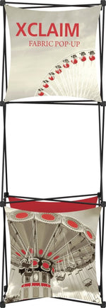 Xclaim 2½' Full Height Fabric Popup Display, Kit 3, photo 2
