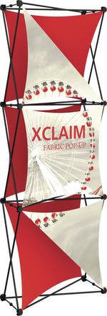 Xclaim 2½' Full Height Fabric Popup Display, Kit 4, photo 1