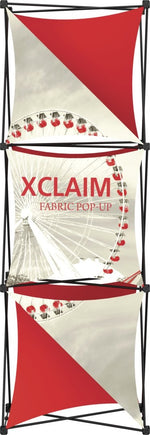 Xclaim 2½' Full Height Fabric Popup Display, Kit 4, photo 2